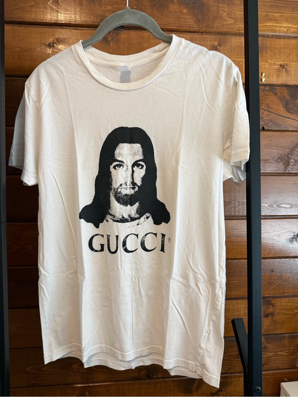 Local Boogeyman White Jesus “Gucci” Tee